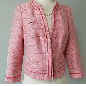 Pink Tweed Women's Jacket